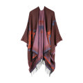 New Fashion Damen Schal Wrap vorne offen Poncho Cape